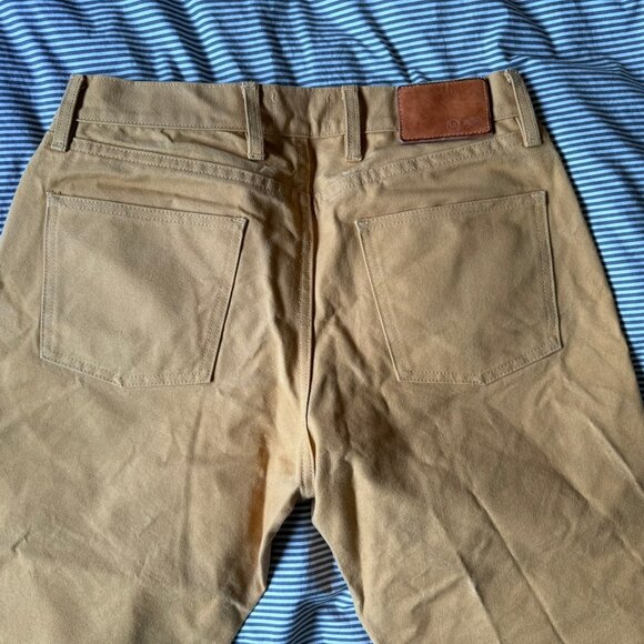 Taylor Stitch - The Wharf Pant in British Khaki Selvage 32 × 34 - Picture 2 of 7